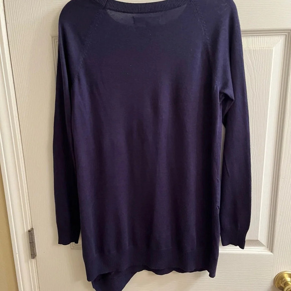 APT 9~ NAVY~TUNIC SWEATER~M-L - Picture 3 of 5